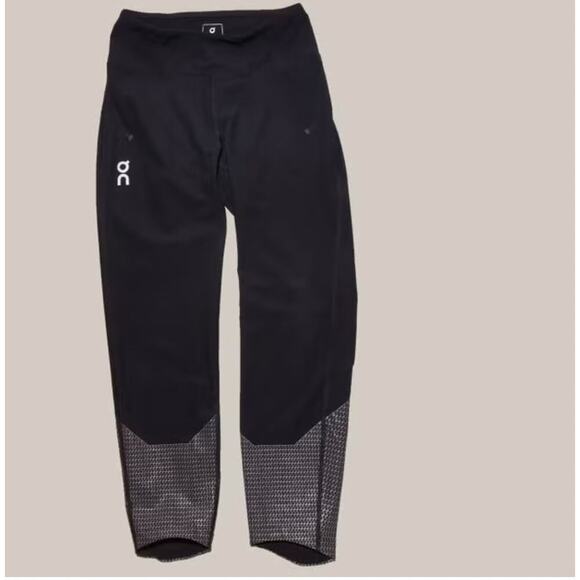 On Running Tights Reflective Black Size Small - Picture 1 of 8